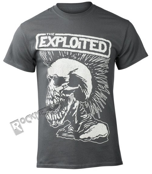 Koszulka The Exploited Vintage Skull Sklep Rockmetalshop Pl