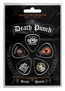 zestaw kostek do gitary FIVE FINGER DEATH PUNCH (5 szt)