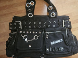 torba na ramię BANNED - SWEET REVENGE BLACK/BLACK