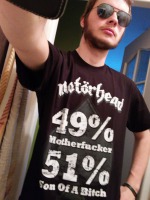 koszulka MOTORHEAD - 49% MOTHERFUCKER, 51% SON OF A BITCH