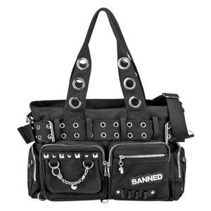 torba na ramię BANNED - SWEET REVENGE BLACK/BLACK