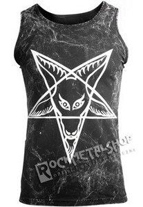 koszulka na ramiączkach AMENOMEN - PENTAGRAM GOAT 2 (OMEN032KR ALLPRINT WHITE)