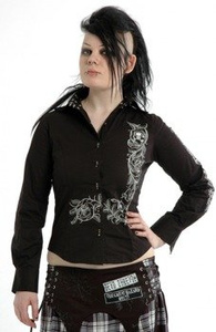 bluzka damska DEAD THREADS (BLACK)