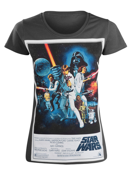 bluzka damska STAR WARS (GWIEZDNE WOJNY) szara