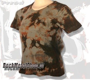 bluzka damska BLACK / GRAY / RED MIX barwiona