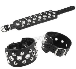 pieszczocha z ćwiekami CONE STUD 2-rzędowa + okucia