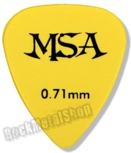 kostka gitarowa MSA YELLOW