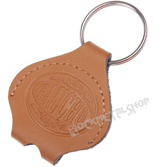 brelok na klucz do perkusji GAUCHO skórzany / jasny brąz