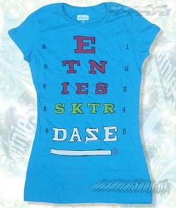 bluzka damska ETNIES - FOCUS (AQUA) 09'