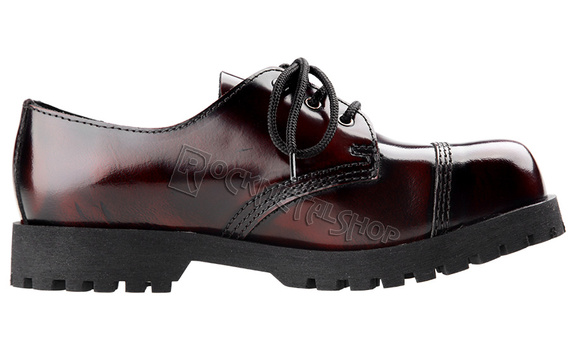 glany NEVERMIND - BORDOWE PRZECIERANE (3 dziurki) polerowane