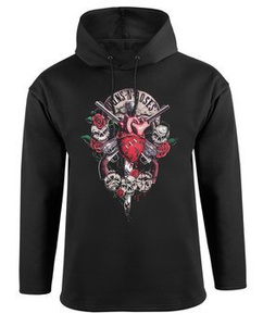 bluza GUNS N' ROSES czarna, z kapturem