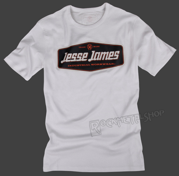 koszulka JESSE JAMES - STURDY LOGO biała