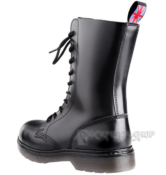 glany NEVERMIND - CZARNE (10 dziurek) polerowane