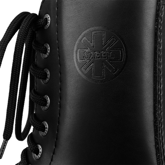 glany STEEL - BLACK (10 dziurek)
