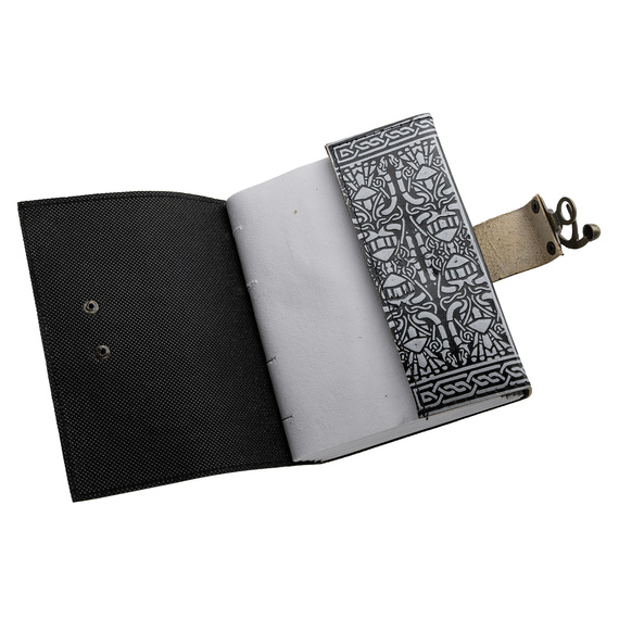 notes/zeszyt w skórzanej oprawie PENTAGRAM
