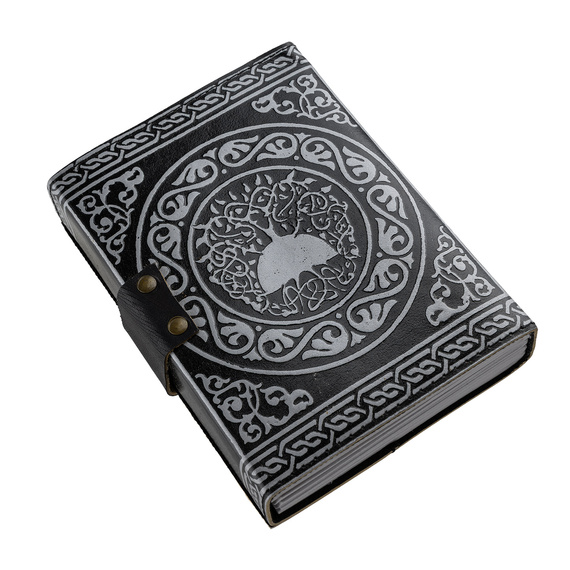 notes/zeszyt w skórzanej oprawie PENTAGRAM