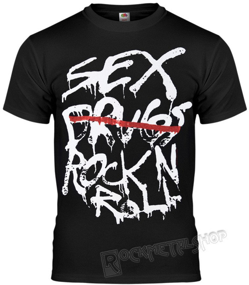 koszulka BLACK ICON - SEX, DRUGS... (MICON149 BLACK)