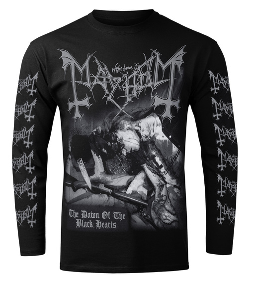 longsleeve MAYHEM - THE DAWN OF THE BLACK HEARTS
