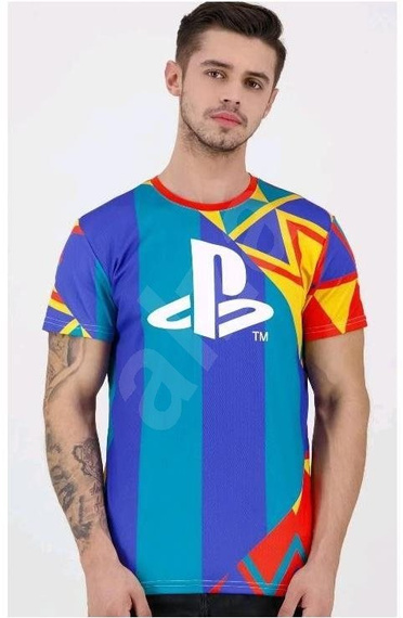 koszulka PLAYSTATION - HOMME AOP
