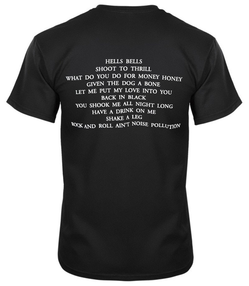 koszulka AC/DC - BACK IN BLACK