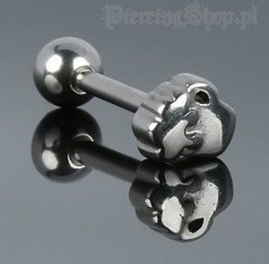 KOLCZYK DO JęZYKA KUFEL PIWA grubość 1,6mm średnica kulki 5mm [MAD-31]