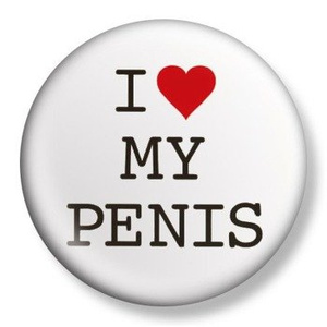 przypinka I LOVE MY PENIS Ø38mm