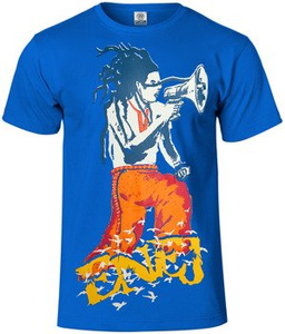 koszulka ENEJ - KOZAK niebieska