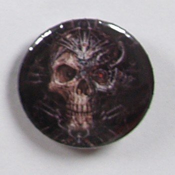 przypinka TRIBAL SKULL