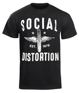 koszulka SOCIAL DISTORTION - WINGED WHEEL
