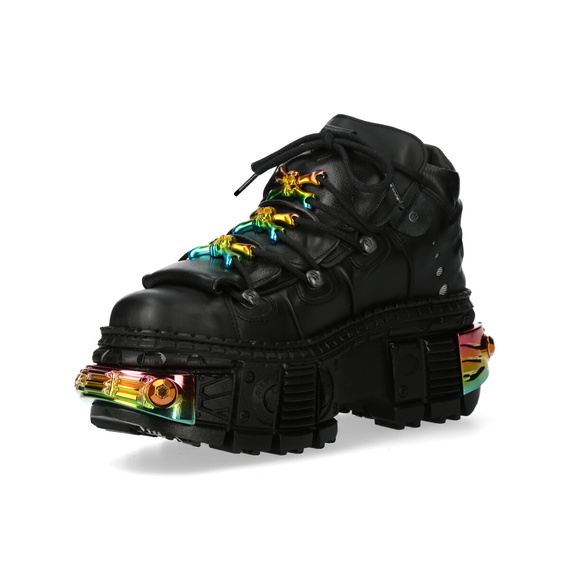 buty NEW ROCK CRUST NEGRO, TANK CASCO NEGRO POWER MULTI , puntera y trasera [M-WALL106-S23]
