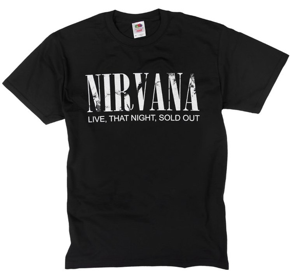 koszulka NIRVANA - LIVE, THAT NIGHT, SOLD OUT