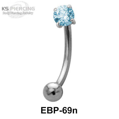 KOLCZYK DO BRWI  KRYSZTAŁEK RO