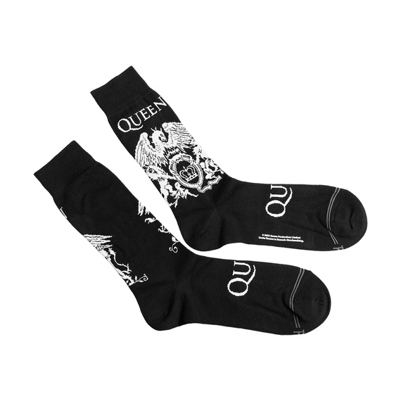skarpetki QUEEN - WHITE CREST