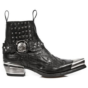 buty NEW ROCK ANTIK NEGRO ITALI NEGRO WEST NEG-ACER TACON ACERO [M-7950P-S1]