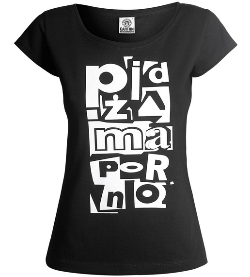 bluzka damska PIDŻAMA PORNO - LOGO