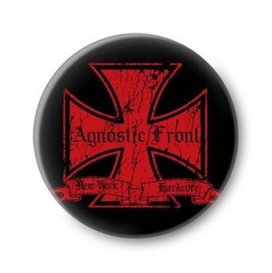 przypinka AGNOSTIC FRONT - NEW YORK HARD CORE