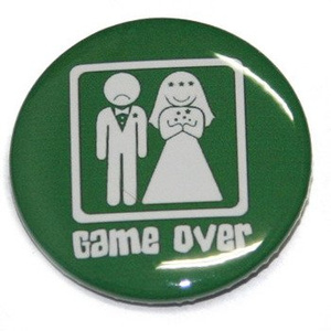 przypinka GAME OVER (ŚREDNI)