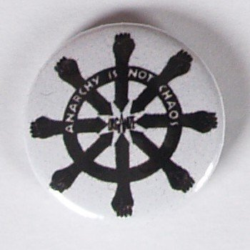 przypinka ANARCHY IS NOT CHAOS