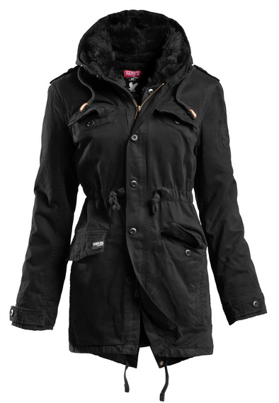 kurtka damska RAINCHEATER PARKA WN BLACK