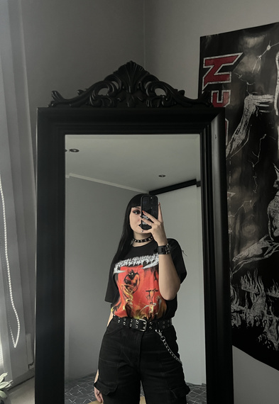 gruby łańcuch do kluczy/portfela (60 cm) z karabińczykiem NR 2