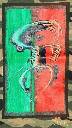 bluzka damska RĘCZNIE MALOWANA