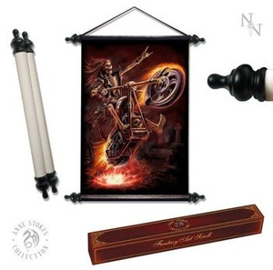 dekoracja ANNE STOKES - ART SCROLL HELL RIDER