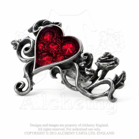 pierścień BED OF BLOOD ROSES