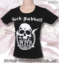 bluzka damska BLACK SABBATH - SKULL 666