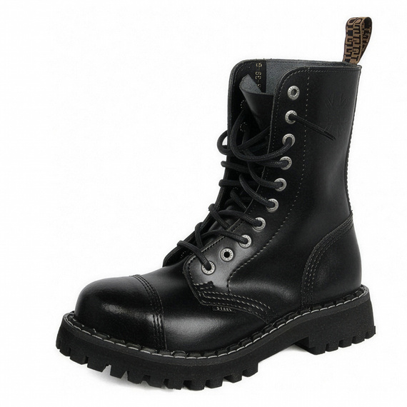 glany STEEL - BLACK (10 dziurek)