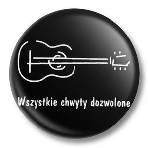 przypinka WSZYSTKIE CHWYTY DOZWOLONE Ø38mm