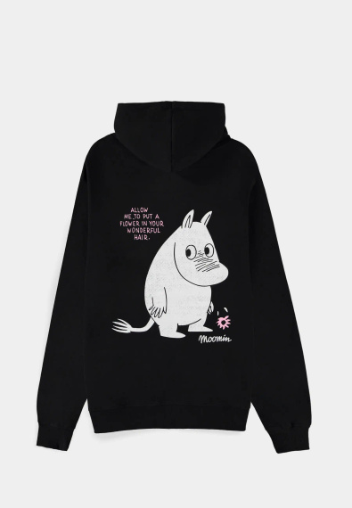 bluza MUMINKI - ALLOW ME, TO PUT A FLOWER... , rozpinana z kapturem