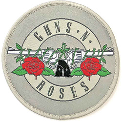naszywka GUNS N' ROSES - SILVER CIRCLE LOGO
