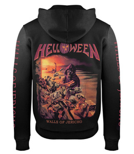 bluza HELLOWEEN - WALLS OF JERICHO rozpinana, z kapturem
