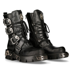 buty NEW ROCK ITALI Y NOMADA NEGRO, REACTOR NEGRO TOBERAS OR Y CANAL [M.391 - S1]